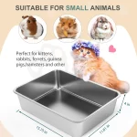 LIHONG-Stainless-Steel-Litter-Box-for-Cats-and-Rabits