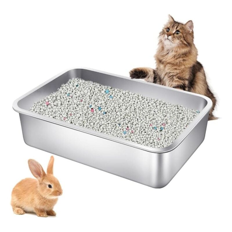 Stainless Steel Cat Litter Litter Box Sturdy and Durable