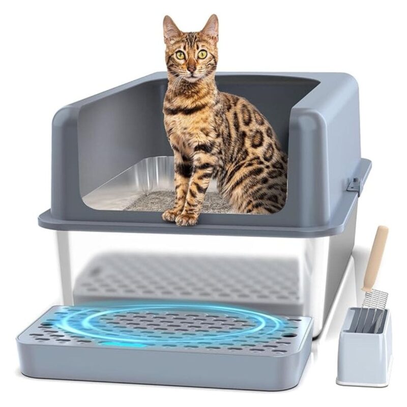 Stainless Steel Litter Box High Sides