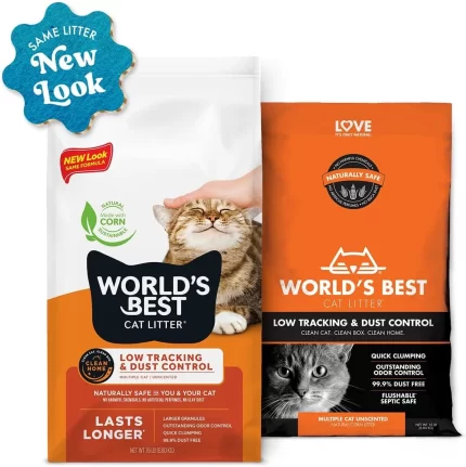 World's Best Cat Litter Low-Tracking-and-Dust-Control