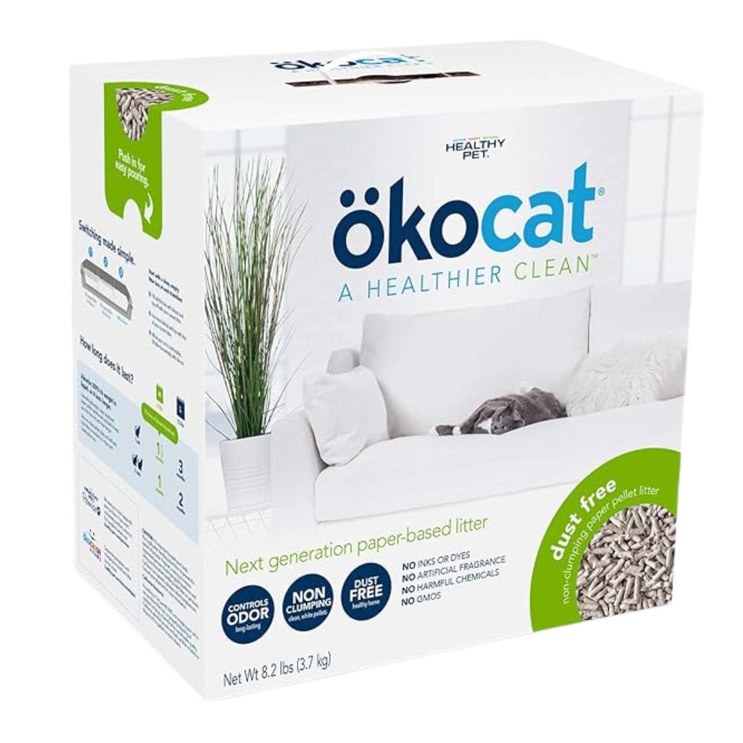 ökocat Dust Free Natural Paper Pellet Cat Litter
