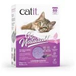 Catit Go Natural Pea Husk Clumping Cat Litter 12.3 lbs, Lavender