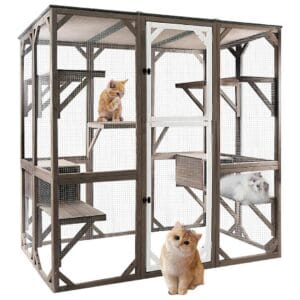 Gowoodhut Deluxe Catio Outdoor Cat Enclosure