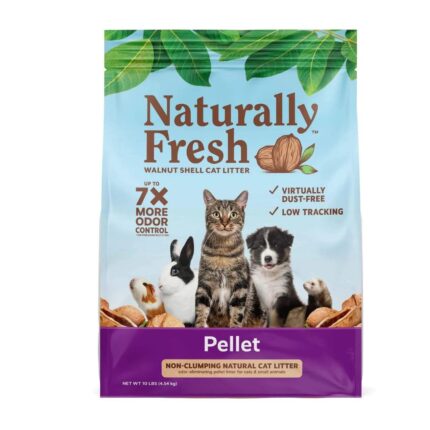 Naturally Fresh Walnut Shells Cat Litter Pellet Non-Clumping