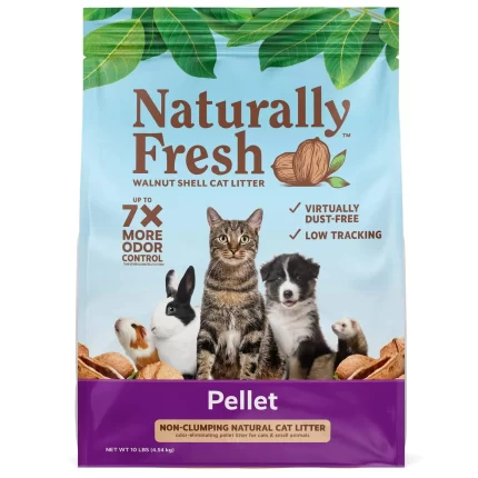 Naturally Fresh Walnut Shells Cat Litter Pellet Non-Clumping