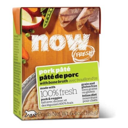 Now Fresh Grain Free Pork Pâté Recipe with Bone Broth Gravy