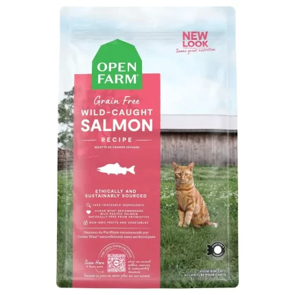 Open Farm Wild-Caught Salmon Grain-Free Dry Cat Food