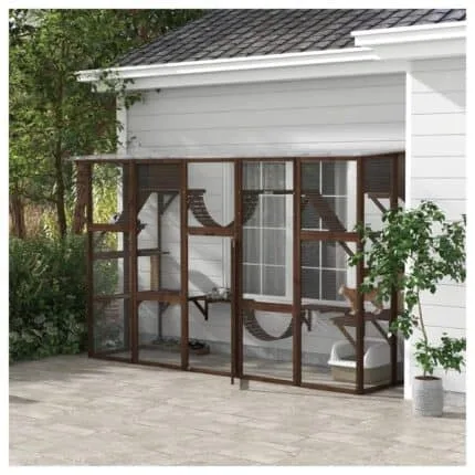 Veiligheidsbarrière voor honden, vrijstaand, modulair, opvouwbaar, 6