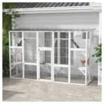 PawHut Cat Window Box White