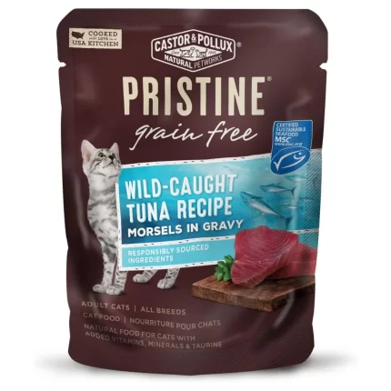 Pristine Wild-Caught Tuna Recipe Morsels in Gravy Wet Cat Food.jpg